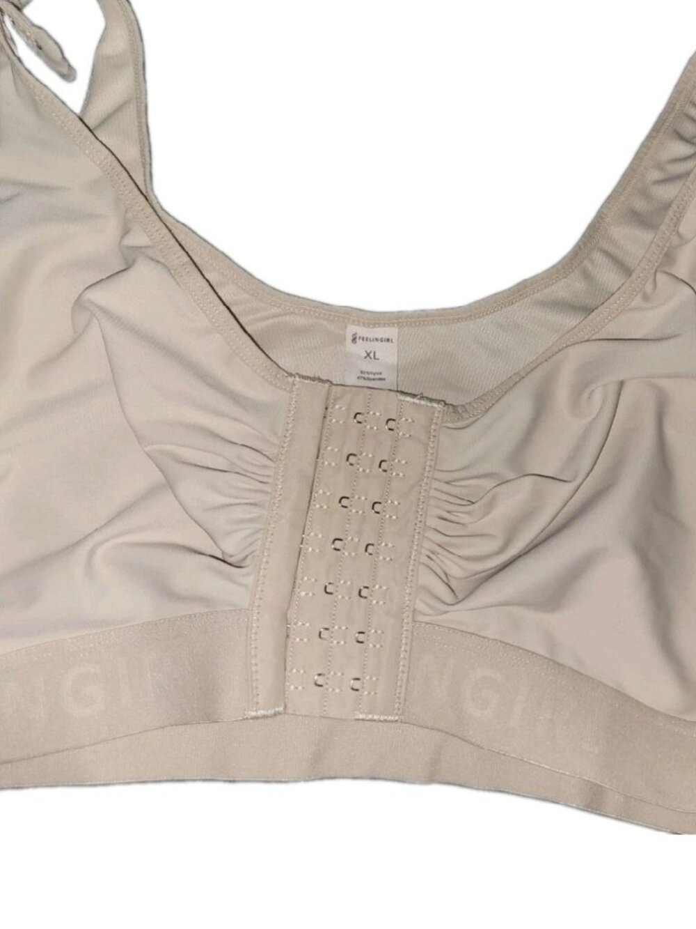 FeelinGirl Compression Bra Post Surgery Mastectomy Bra Front Closure Surgical